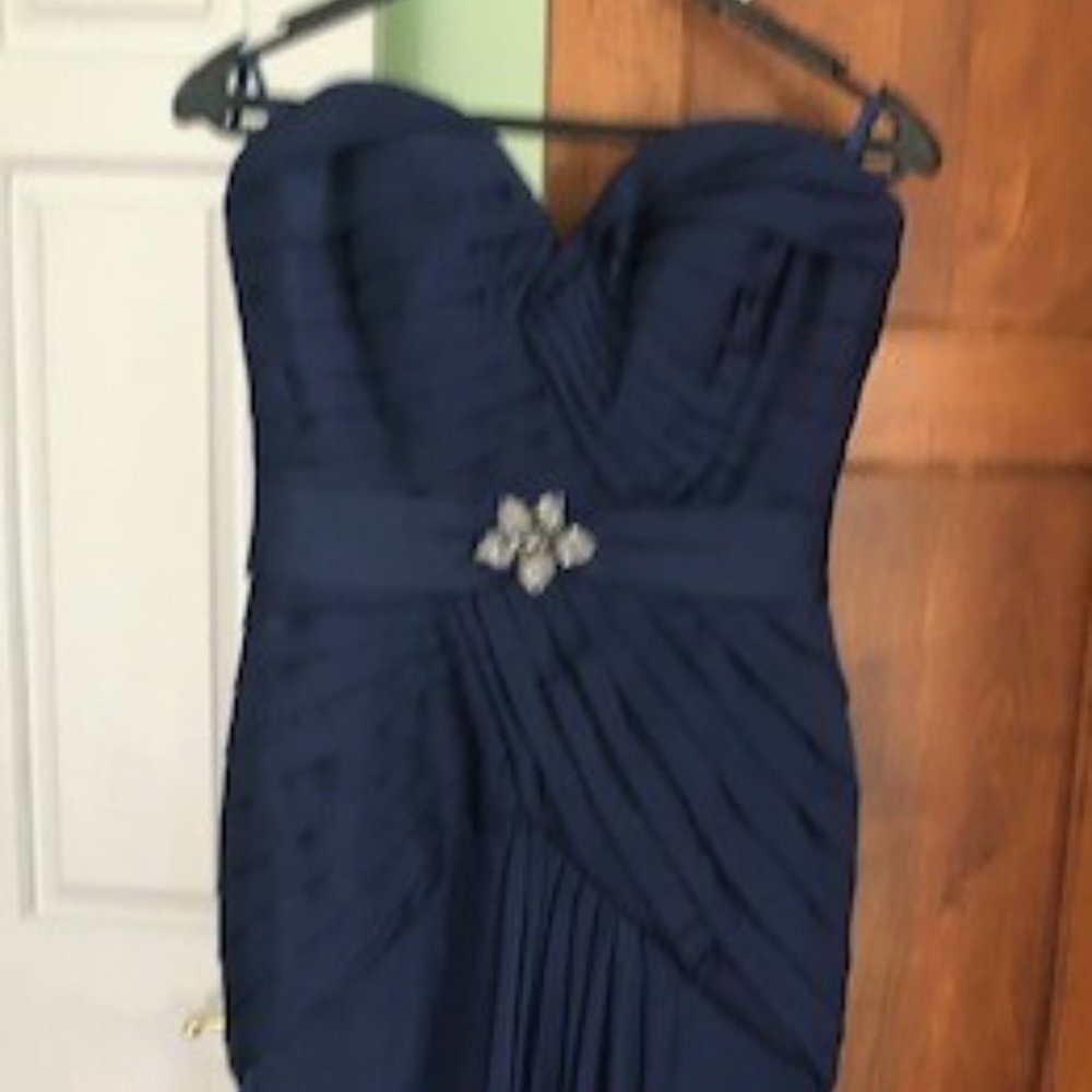Brand NEW elegant Jovani navy dress- NEVER BEEN WORN--